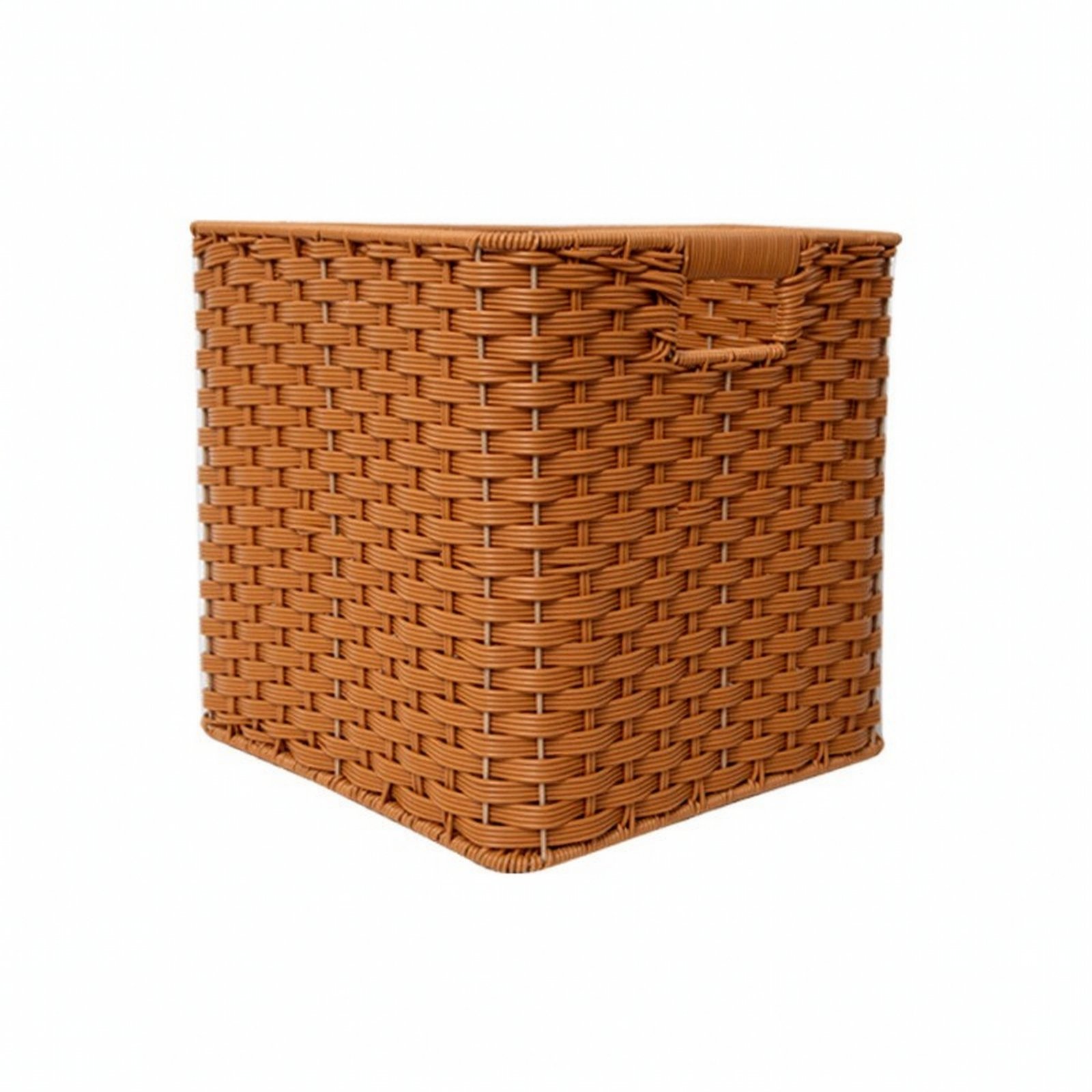 Basketweave Storage Basket with Handles