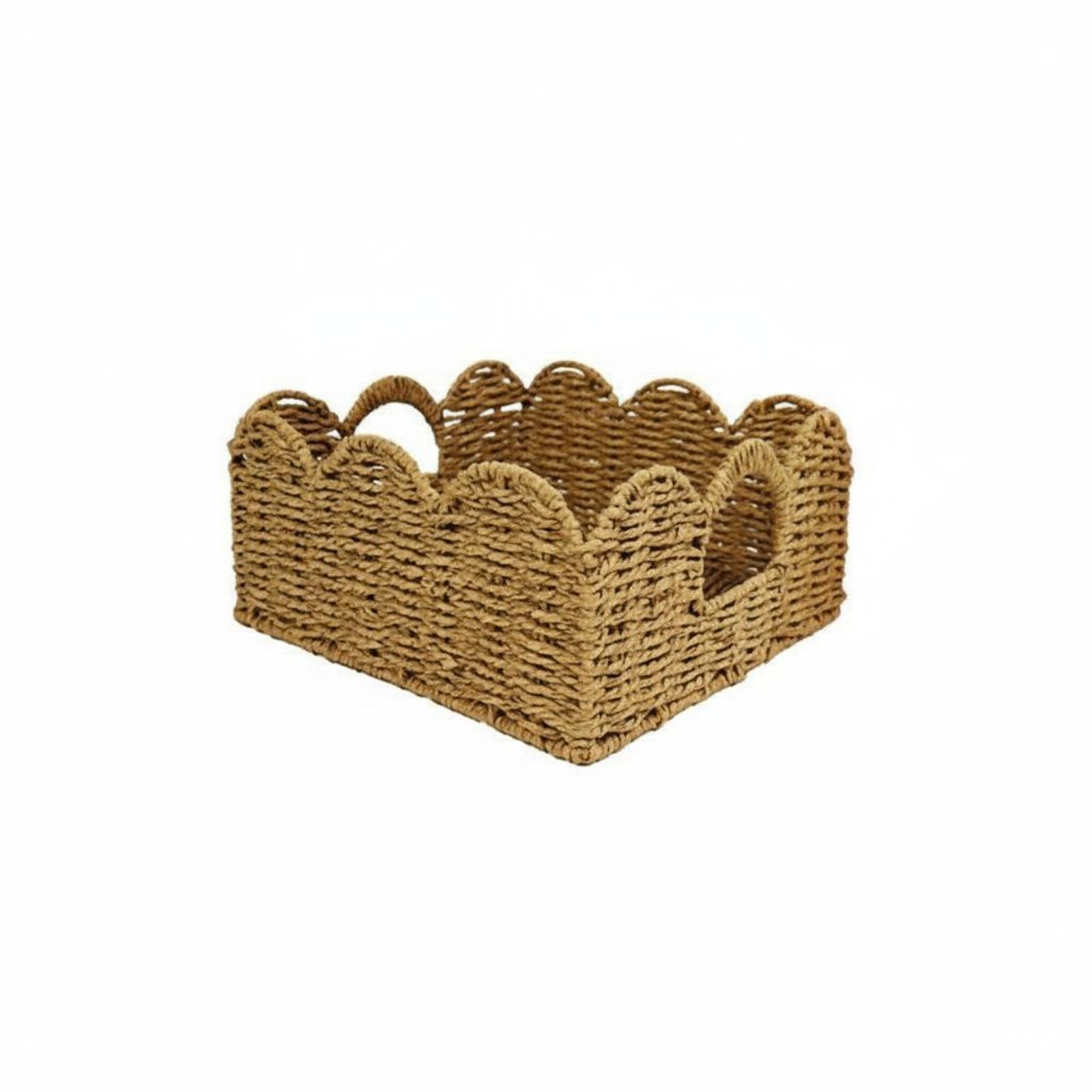 Woven Paper Rope Storage Basket – Size S