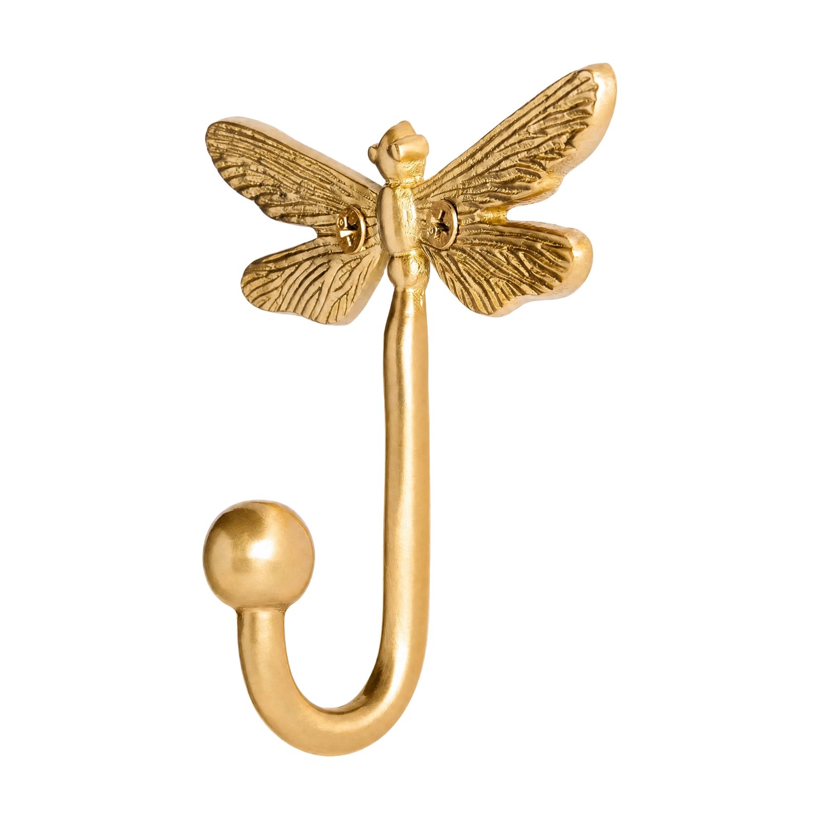 Brass Dragonfly Wall Hook