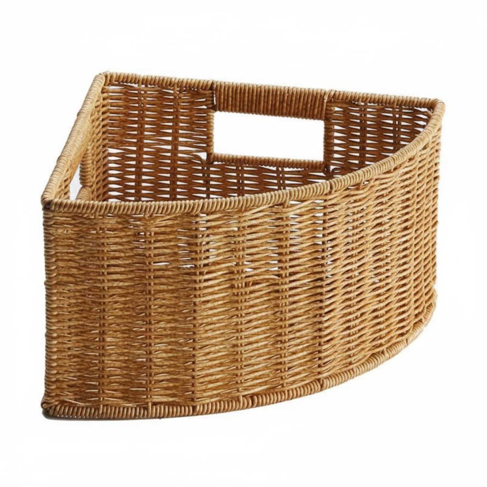 Corner Storage Basket Imitation Rattan