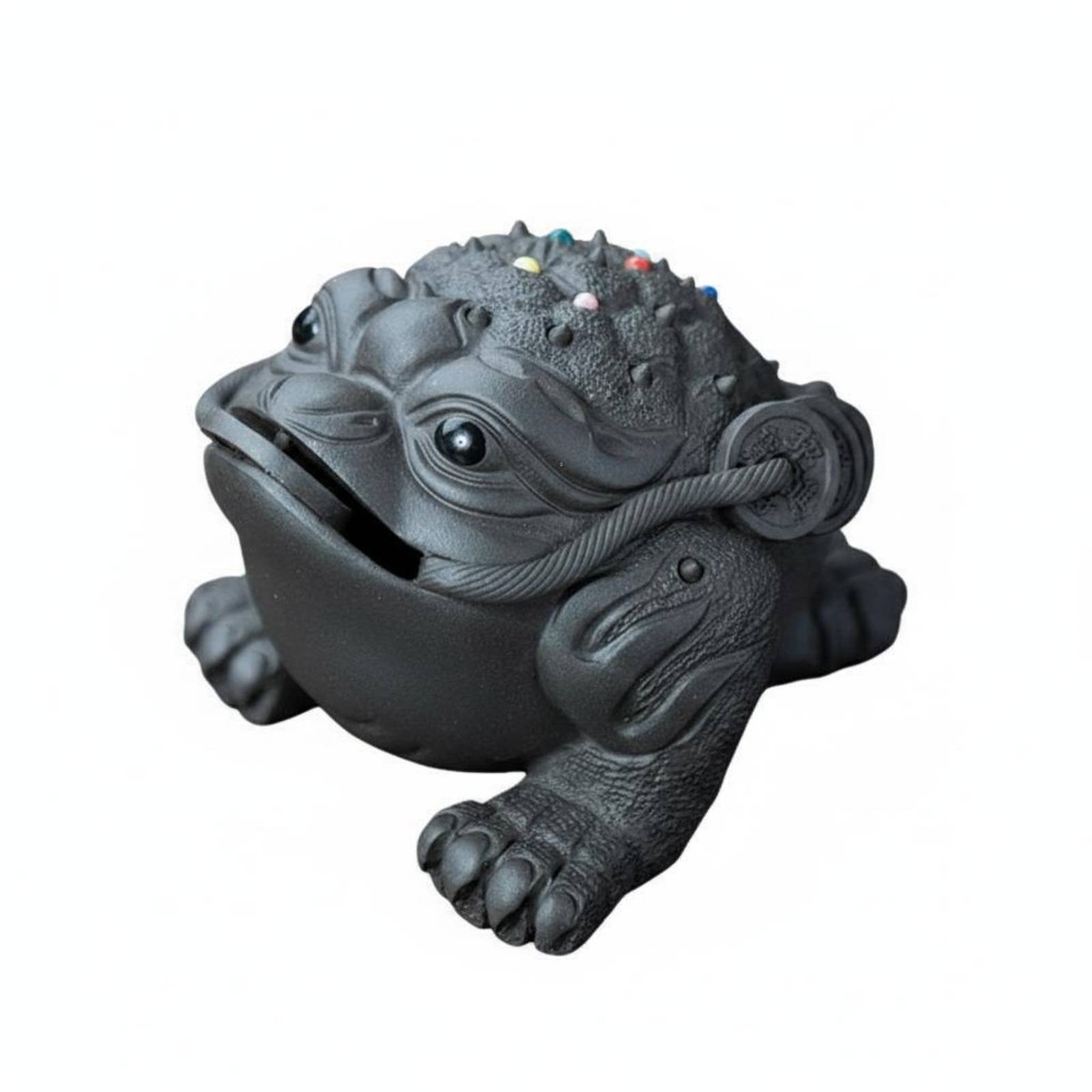 Deep Clay Frog Tea Pet
