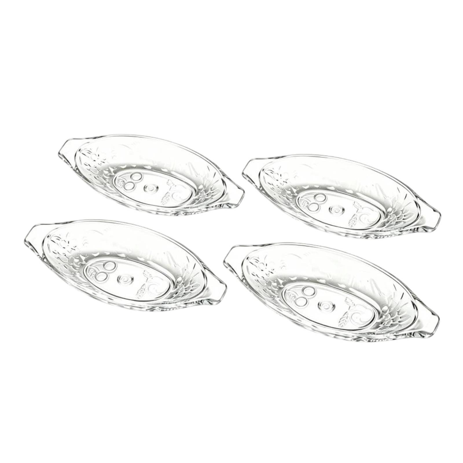 4-Piece Acrylic Banana Split Dish