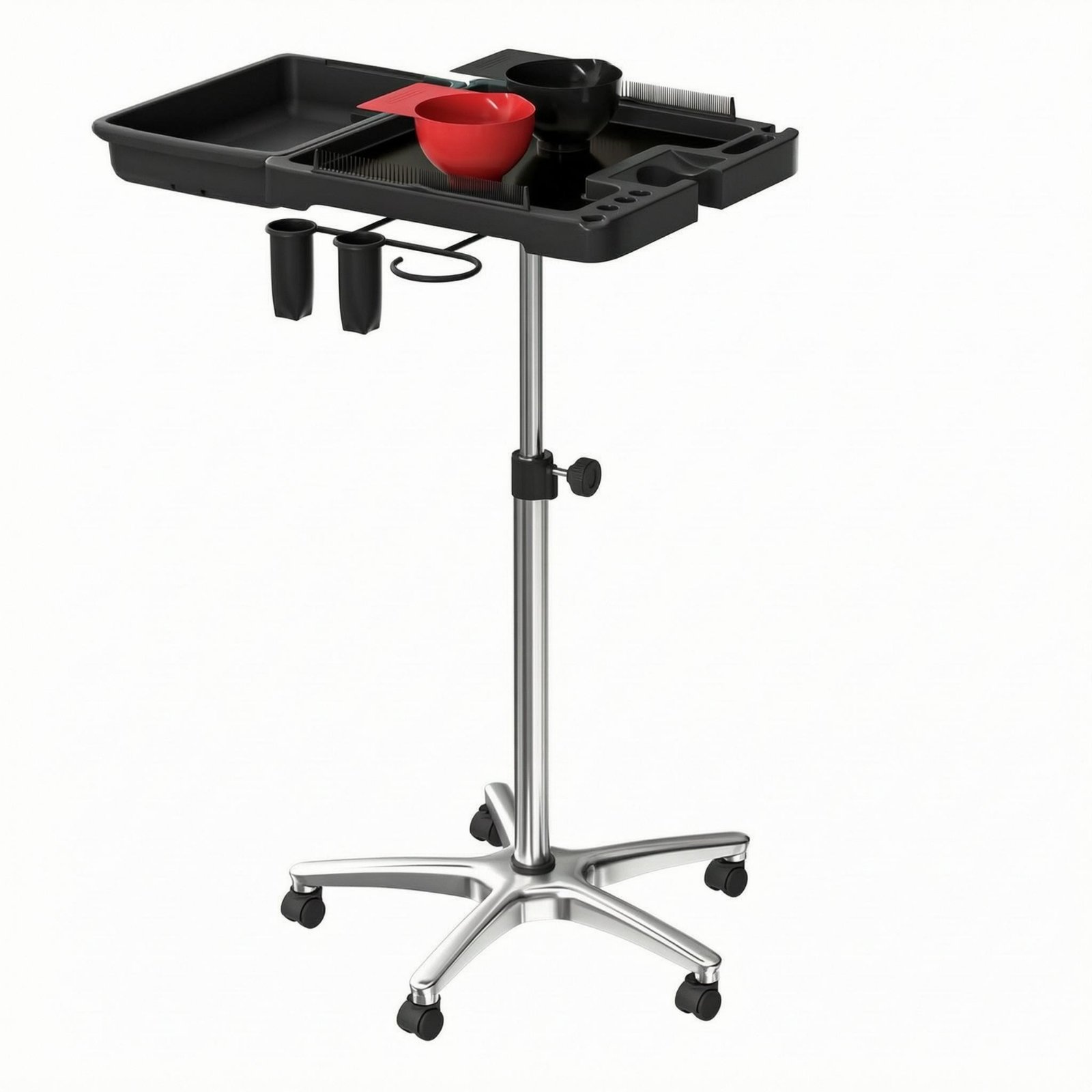 Height Adjustable Salon Tray Cart