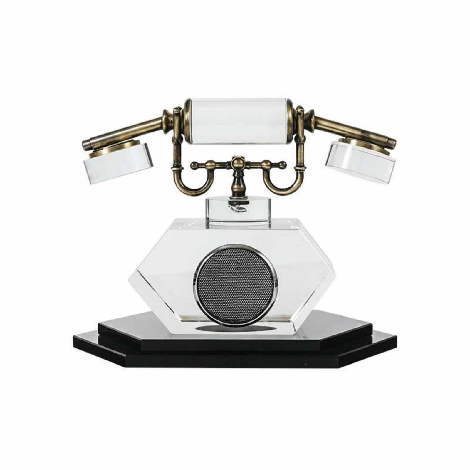 Crystal Telephone Figurine