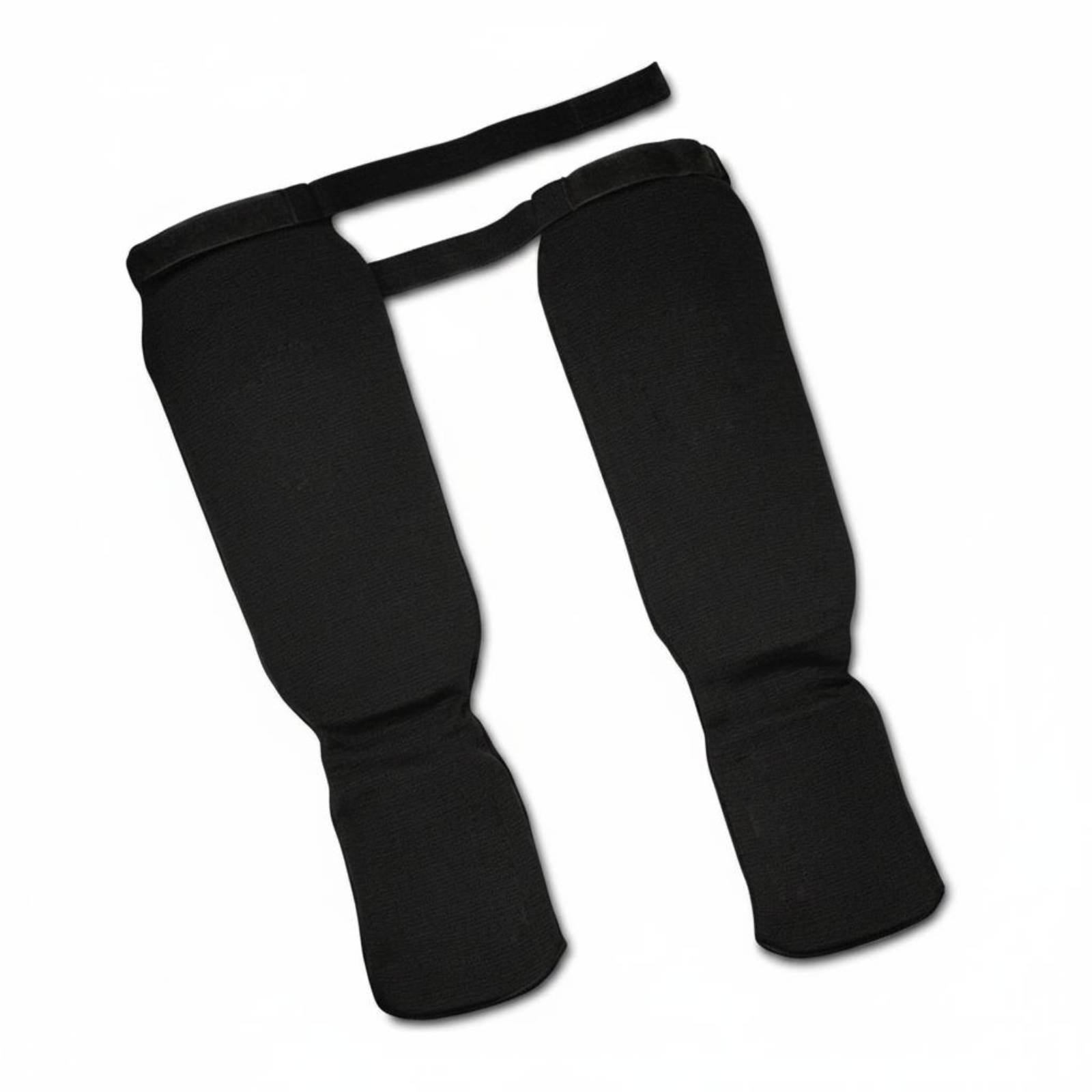 Padded Shin Instep Guards – Black, Size S