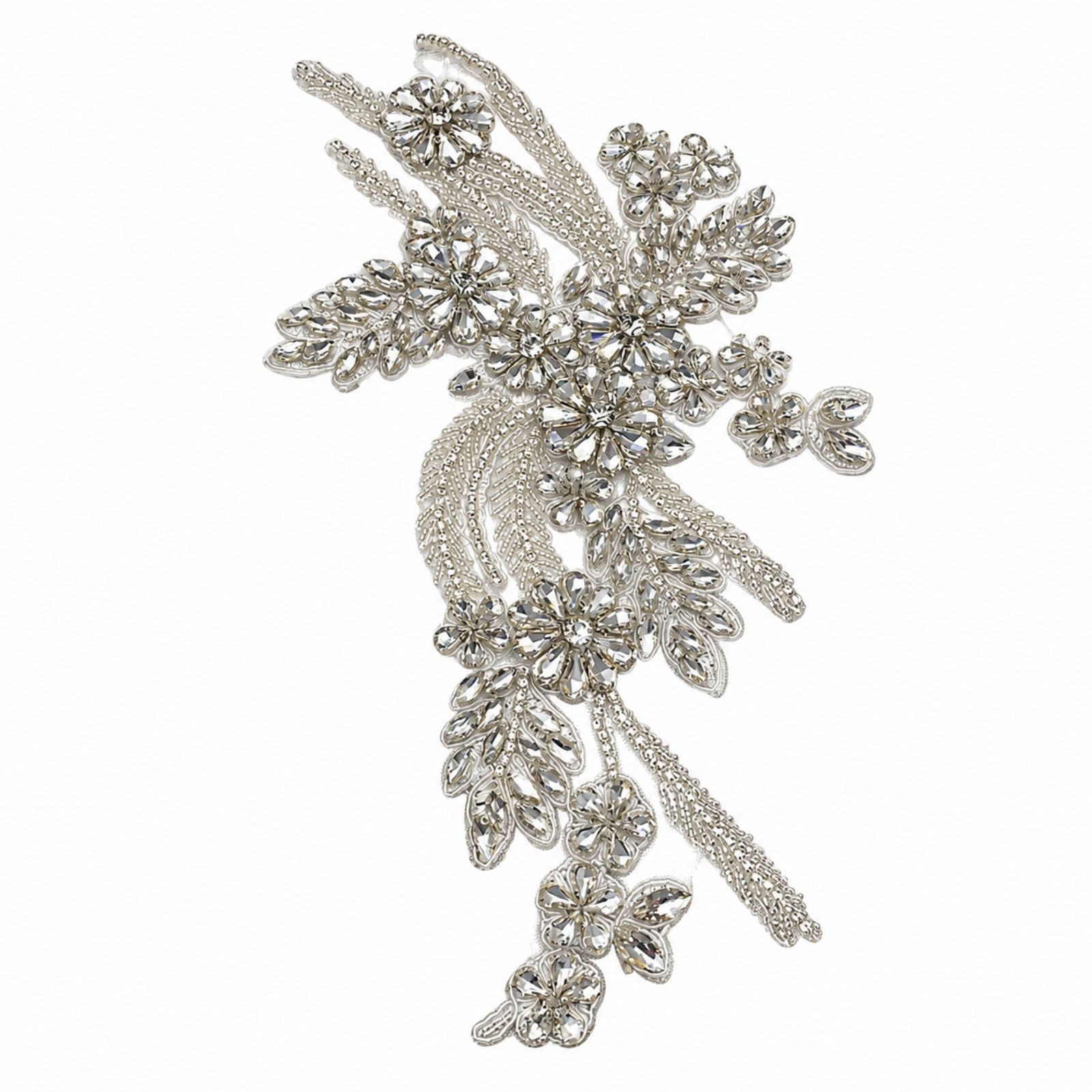Beaded Floral Applique