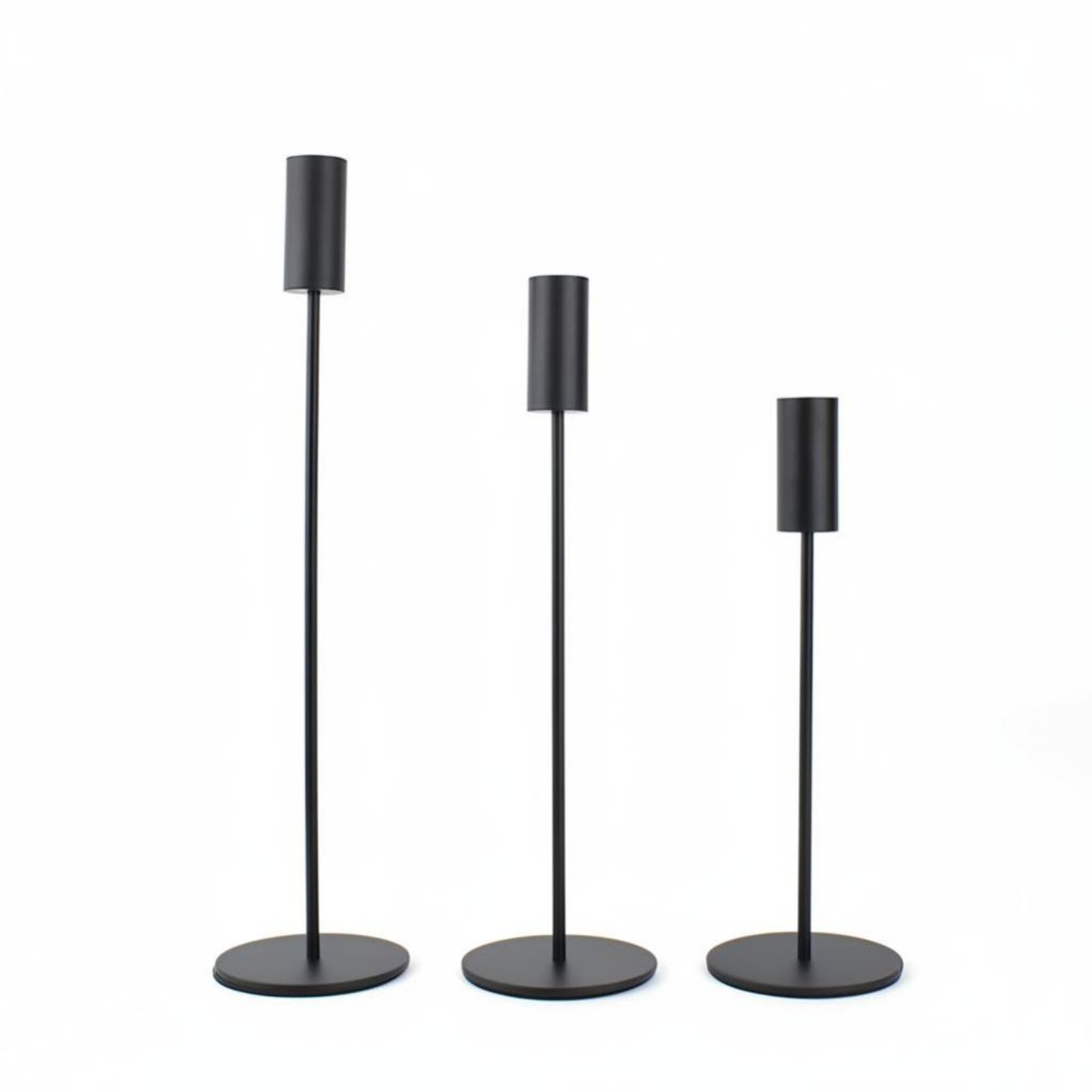 European Metal Candle Holder
