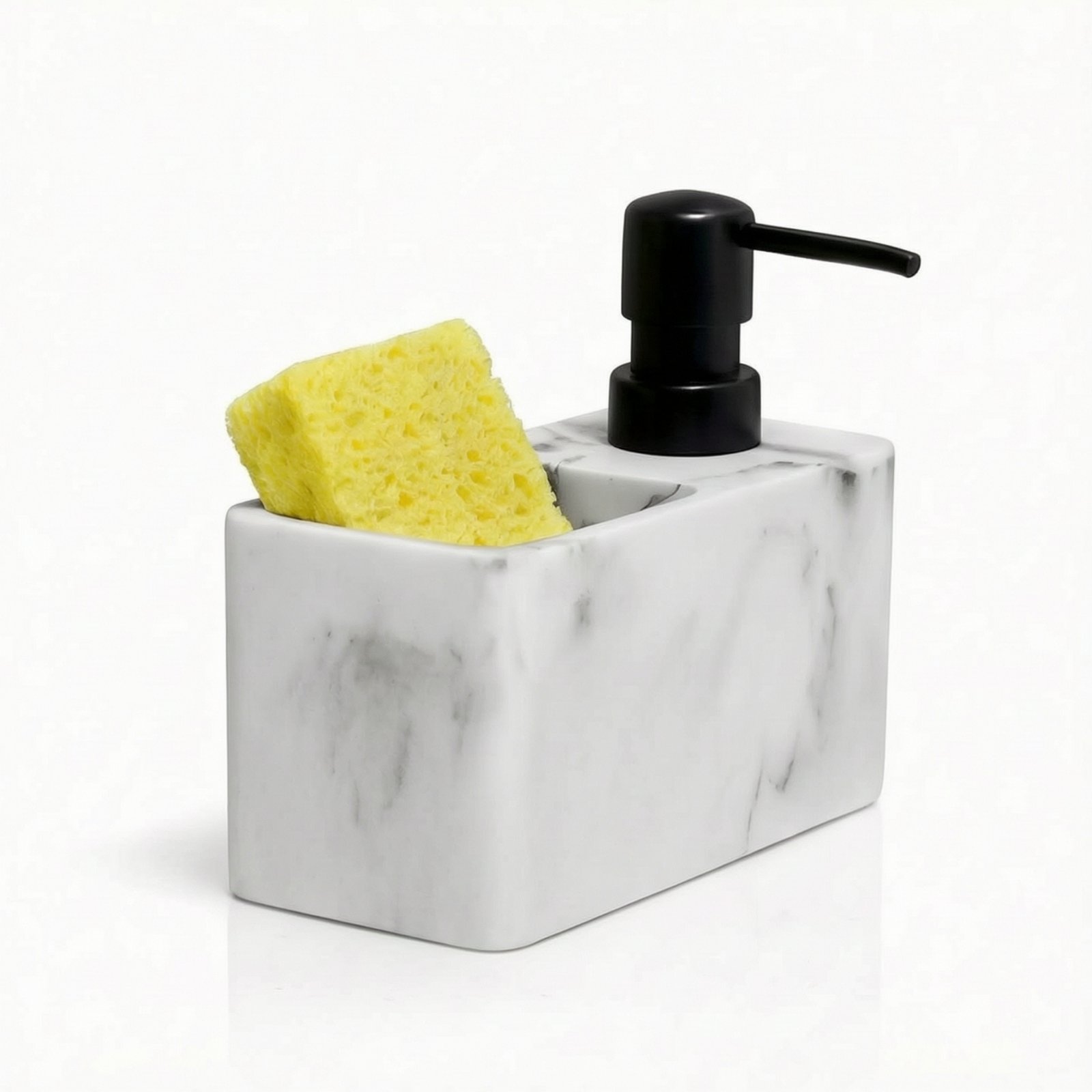 Dish Soap Dispenser with Sponge Compartment