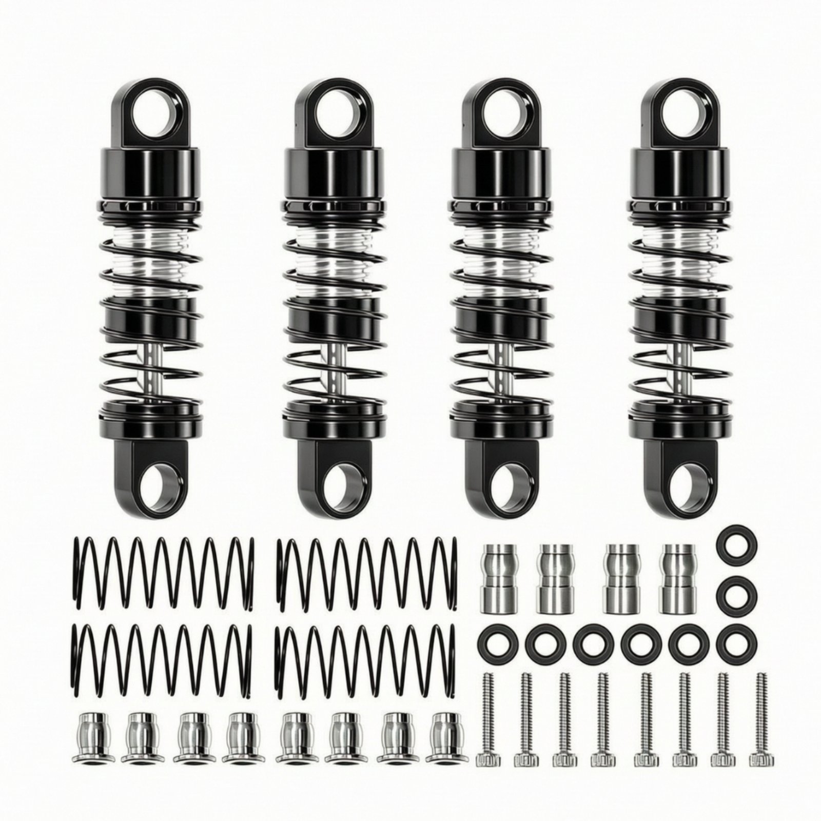 4-Piece RC Car Shock Absorbers
