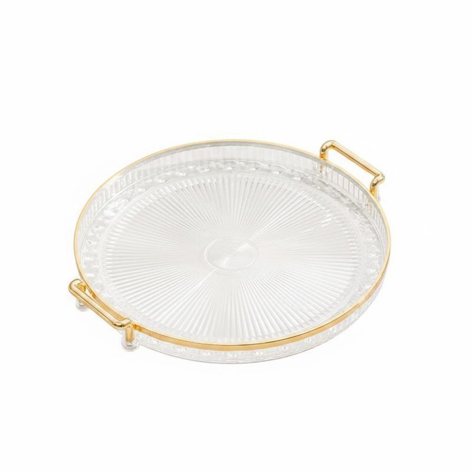 Serving Tray Fluted Round