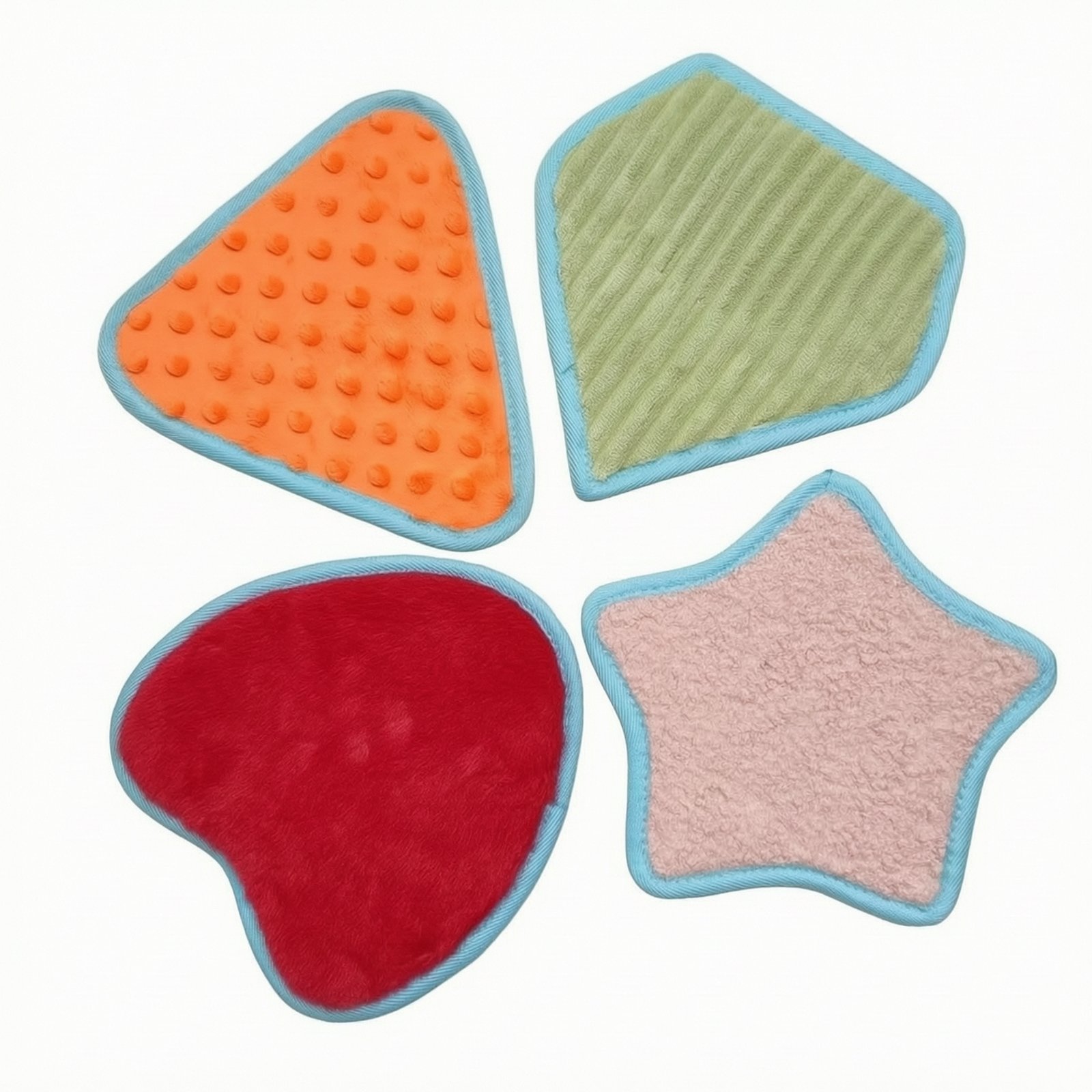 Set of 4 Soft Felt Sensory Pad