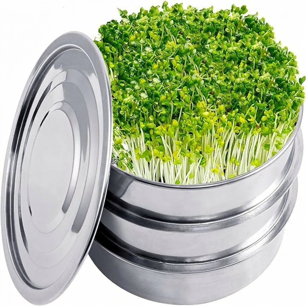 Stainless Steel Seed Sprouting Tray Kit