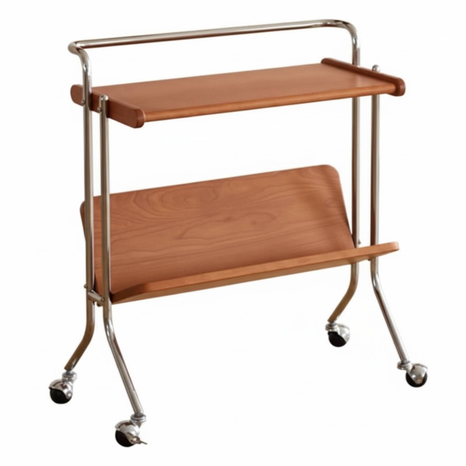 2-Tier Rolling End Table