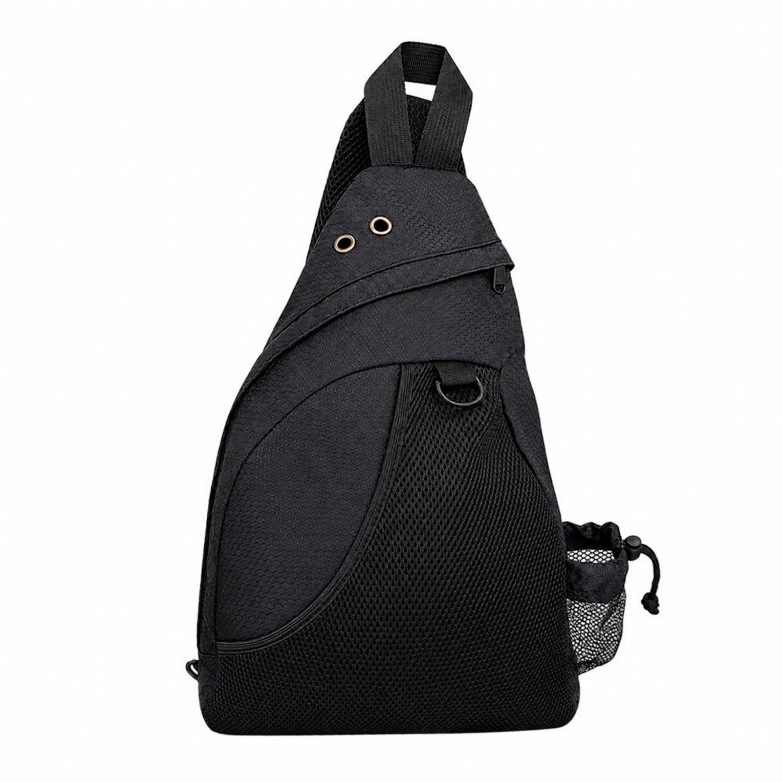 Water-Resistant Disc Crossbody Bag