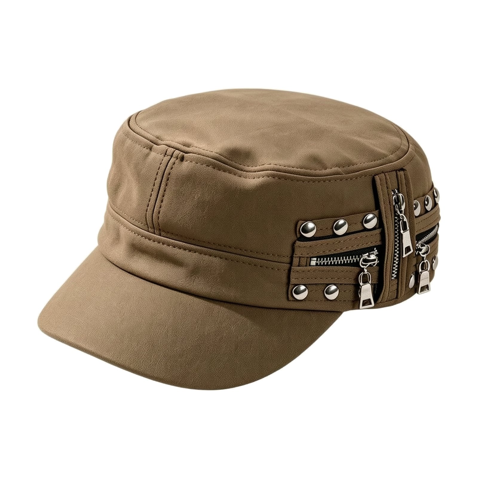 Set of 4 PU Leather Cap