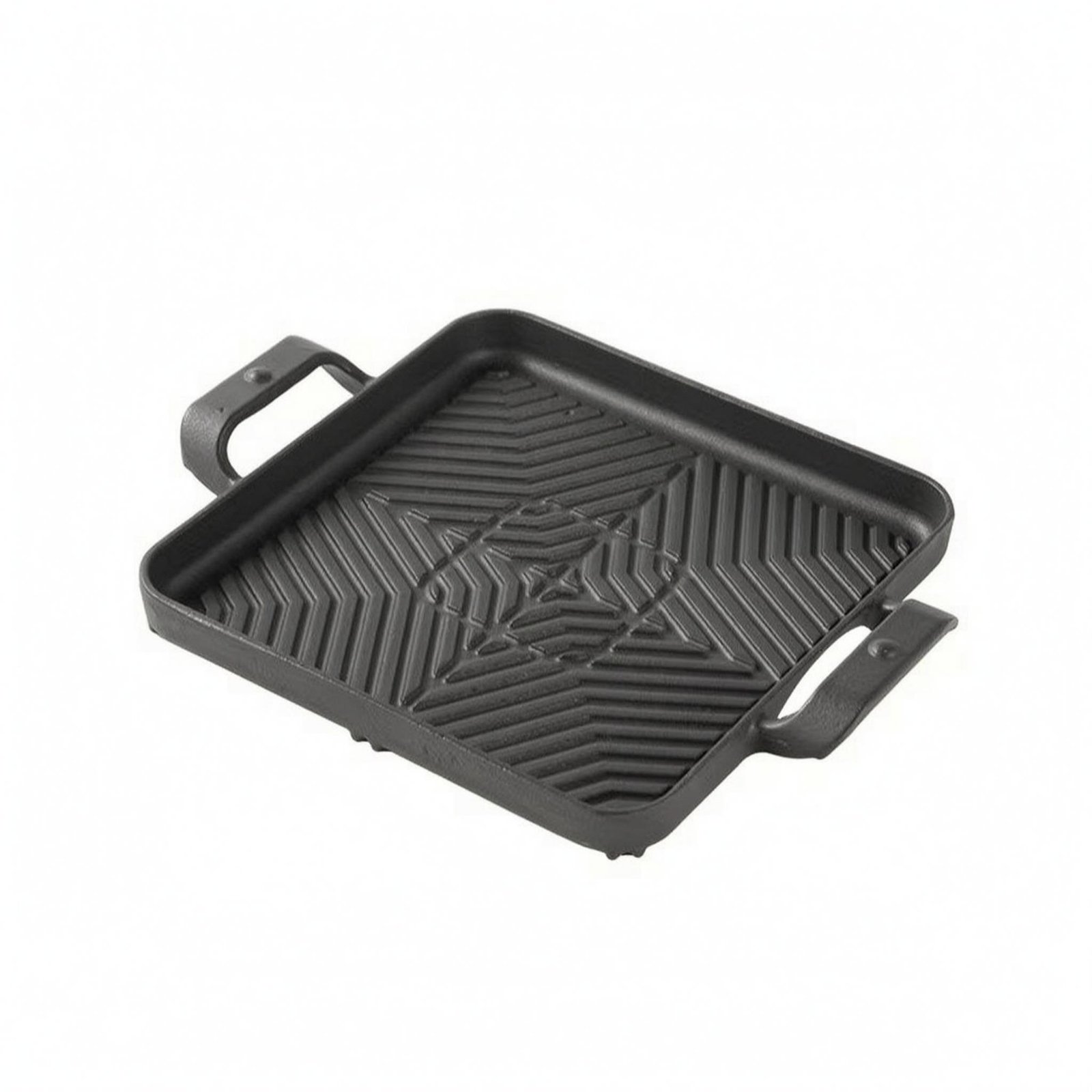 Square Cast Metal Grill Pan