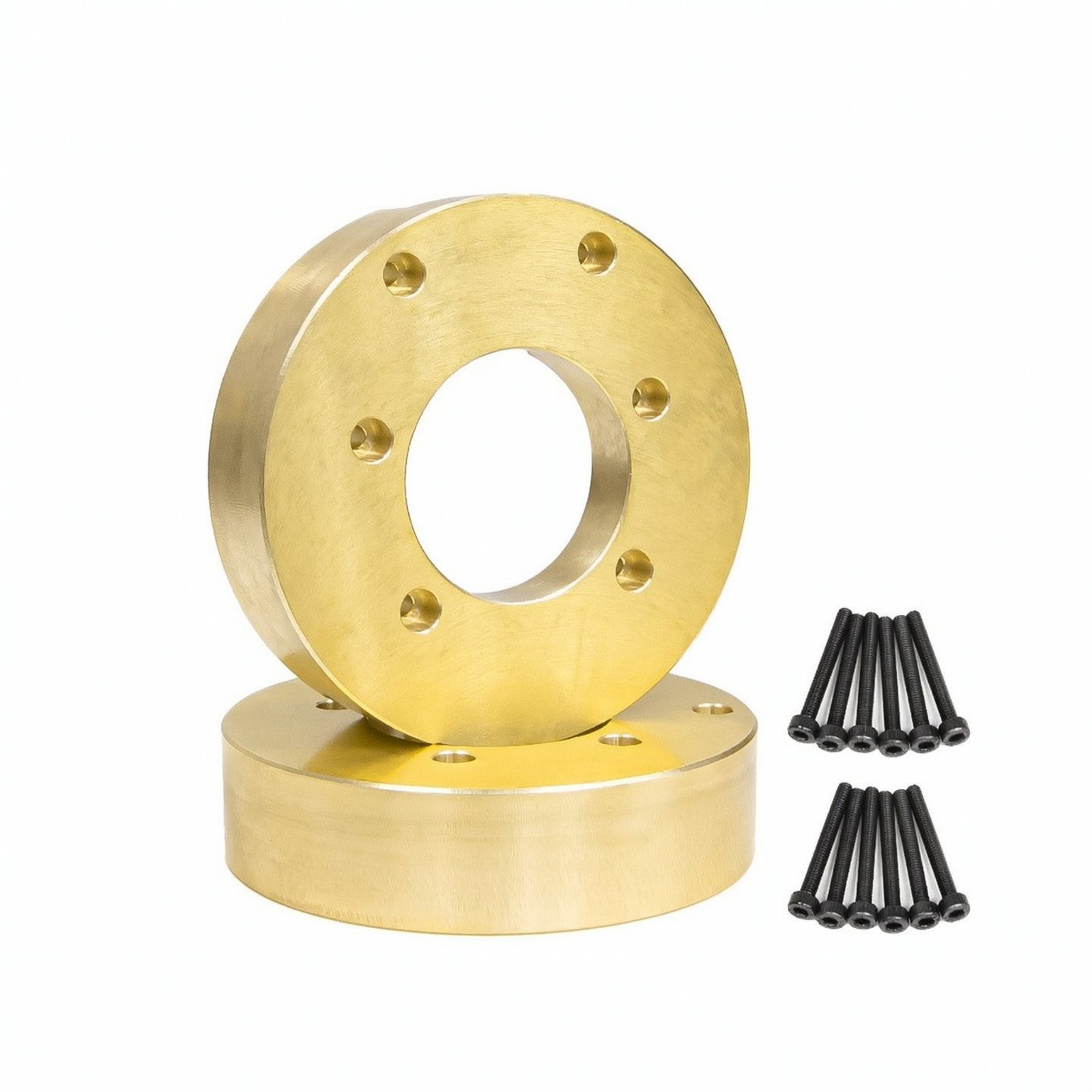 Brass RC Wheel Spacer Pair