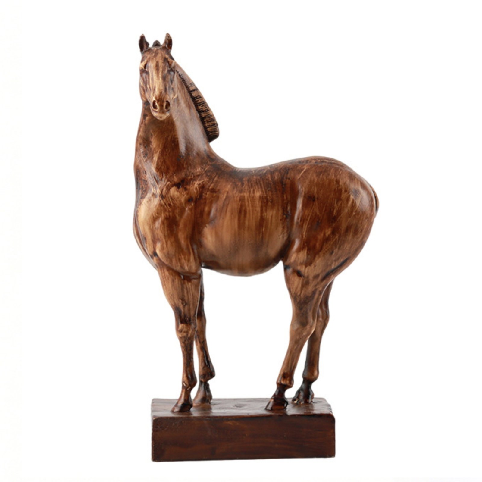 Carved Horse Figurine