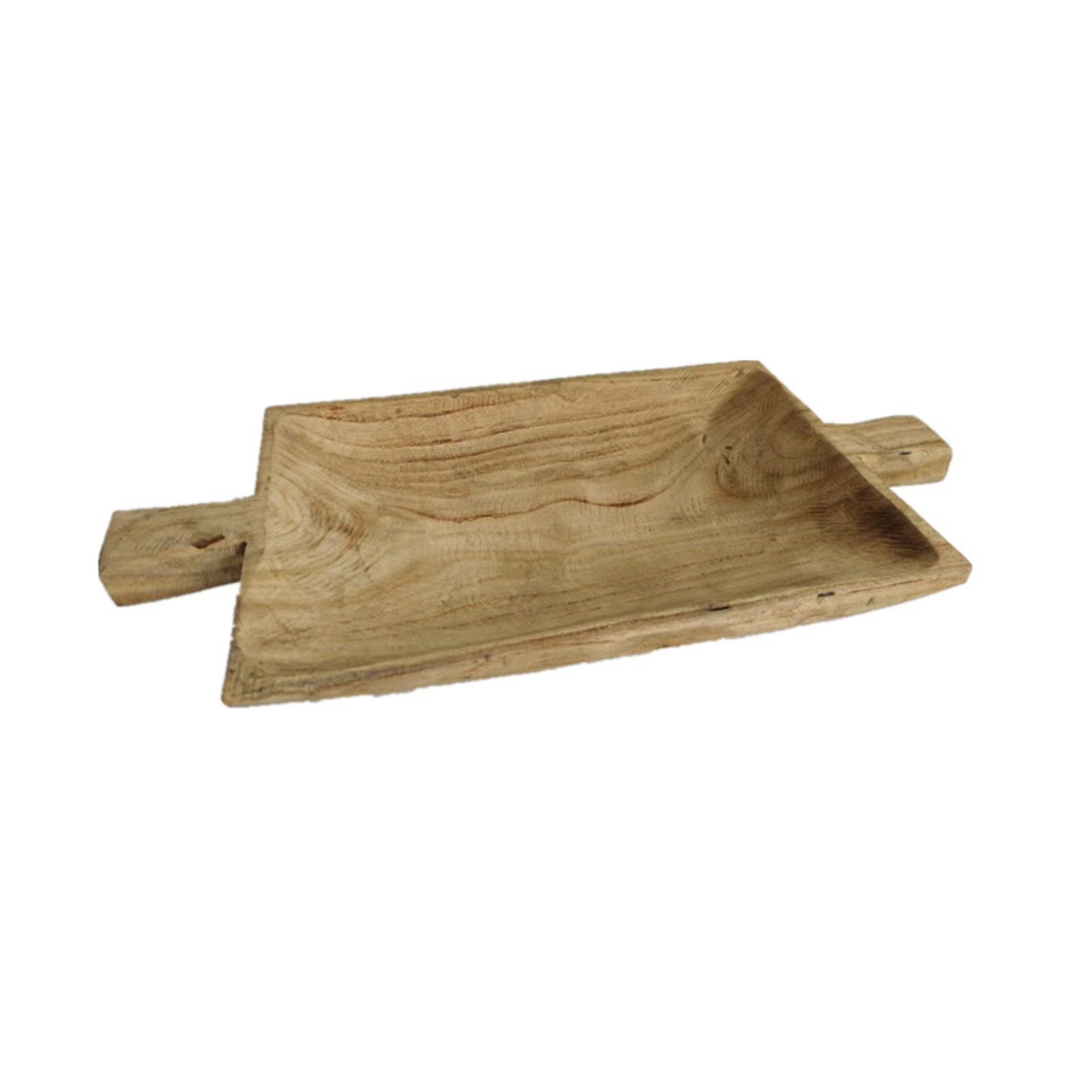 Wood Serving Tray with Handles – Chestnut