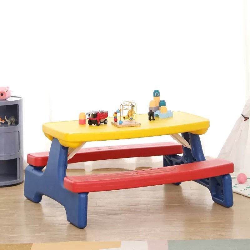Foldable Kids Picnic Table Set