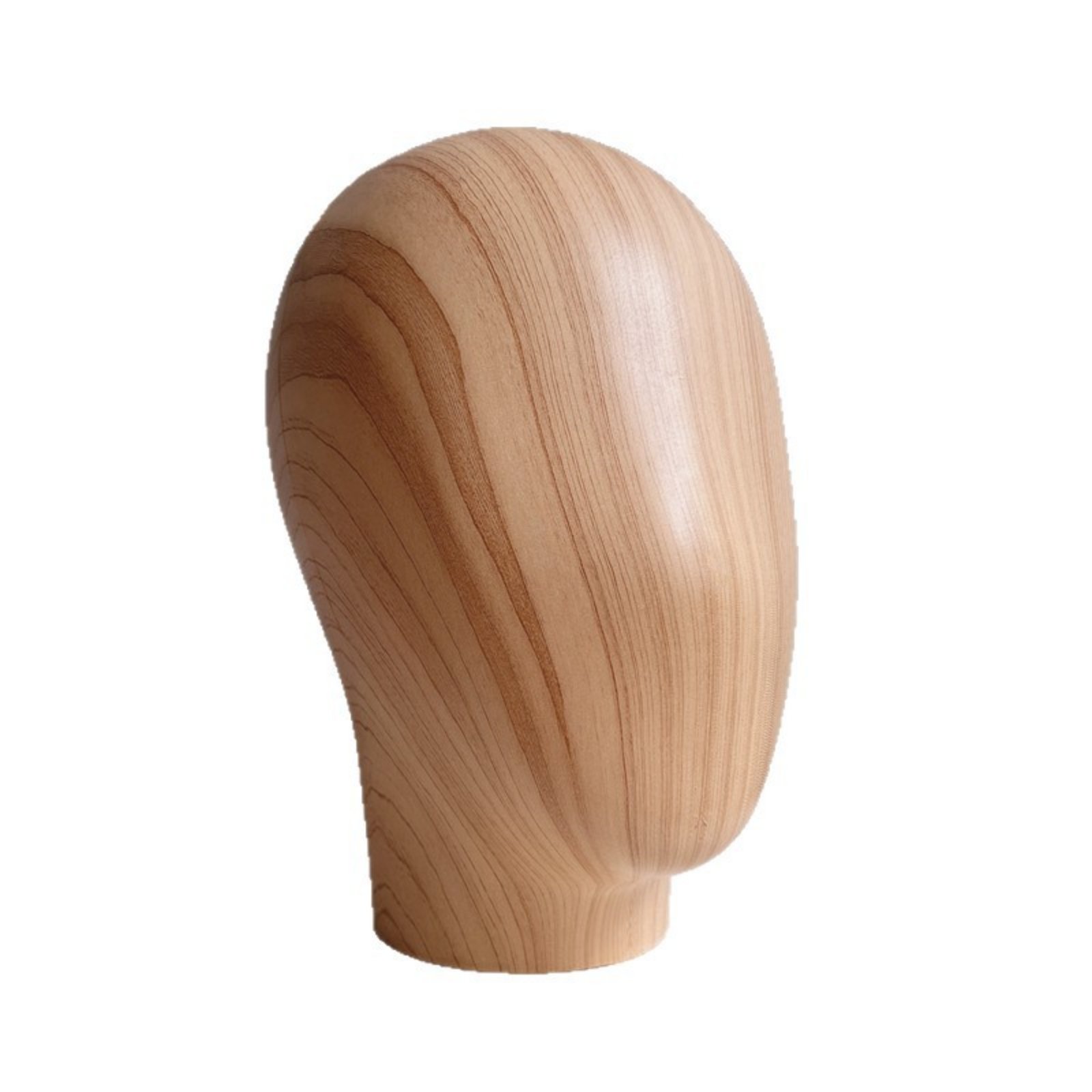 Wood-Grain Mannequin Head