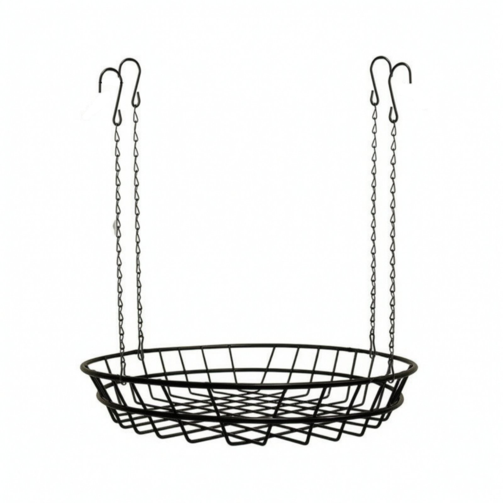 Round Iron Hanging Planter Insert