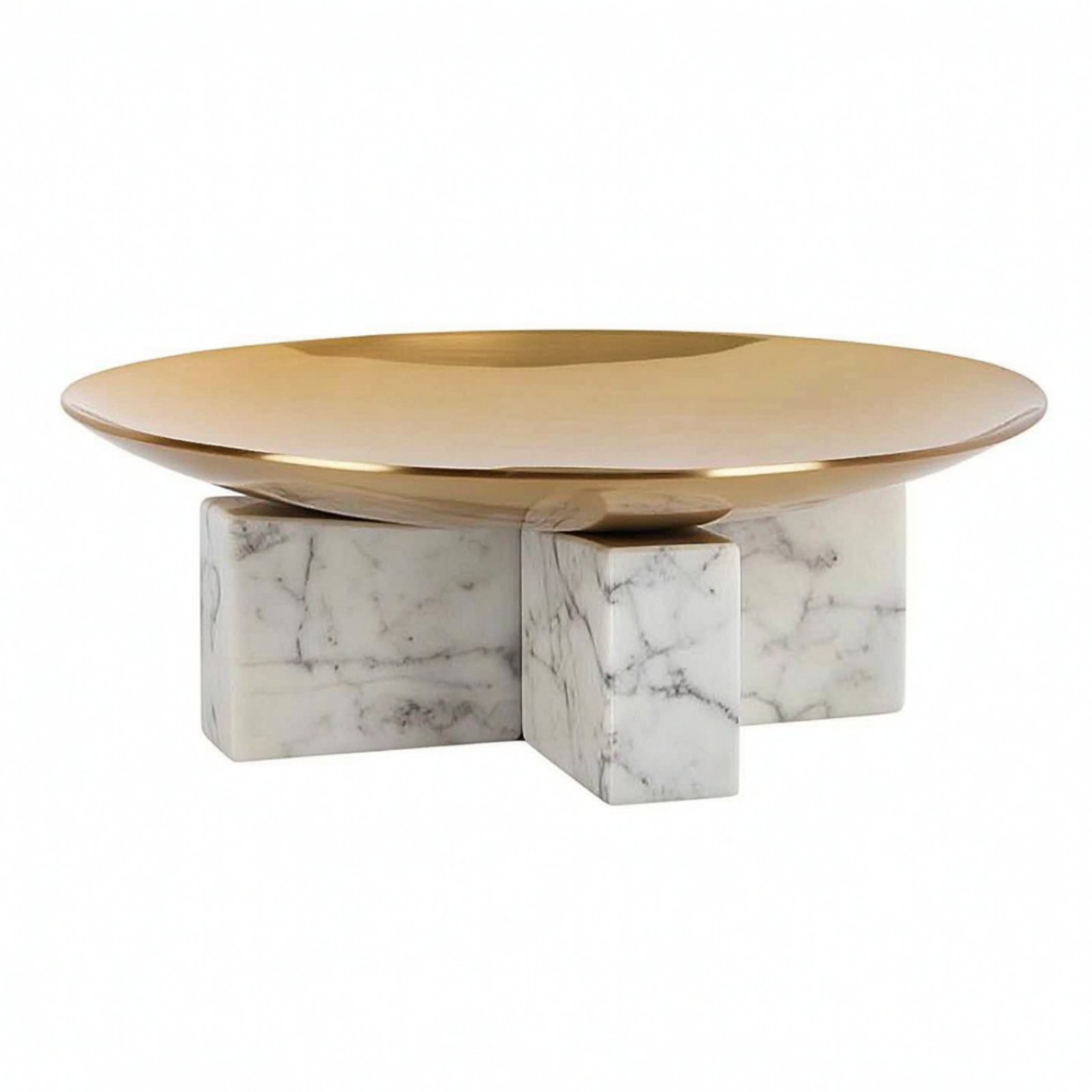 Stainless Steel Marble Serving Tray