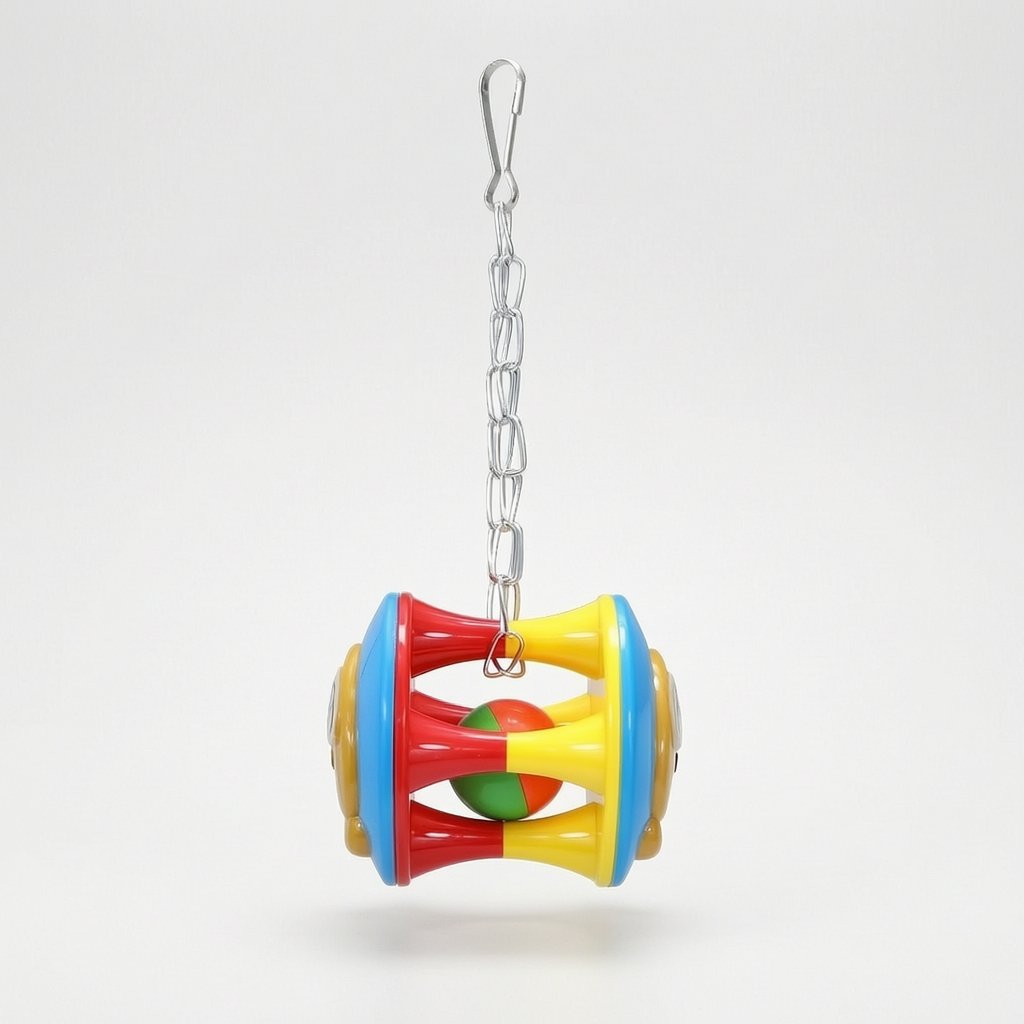 Parrot Chewing Toy with Bell