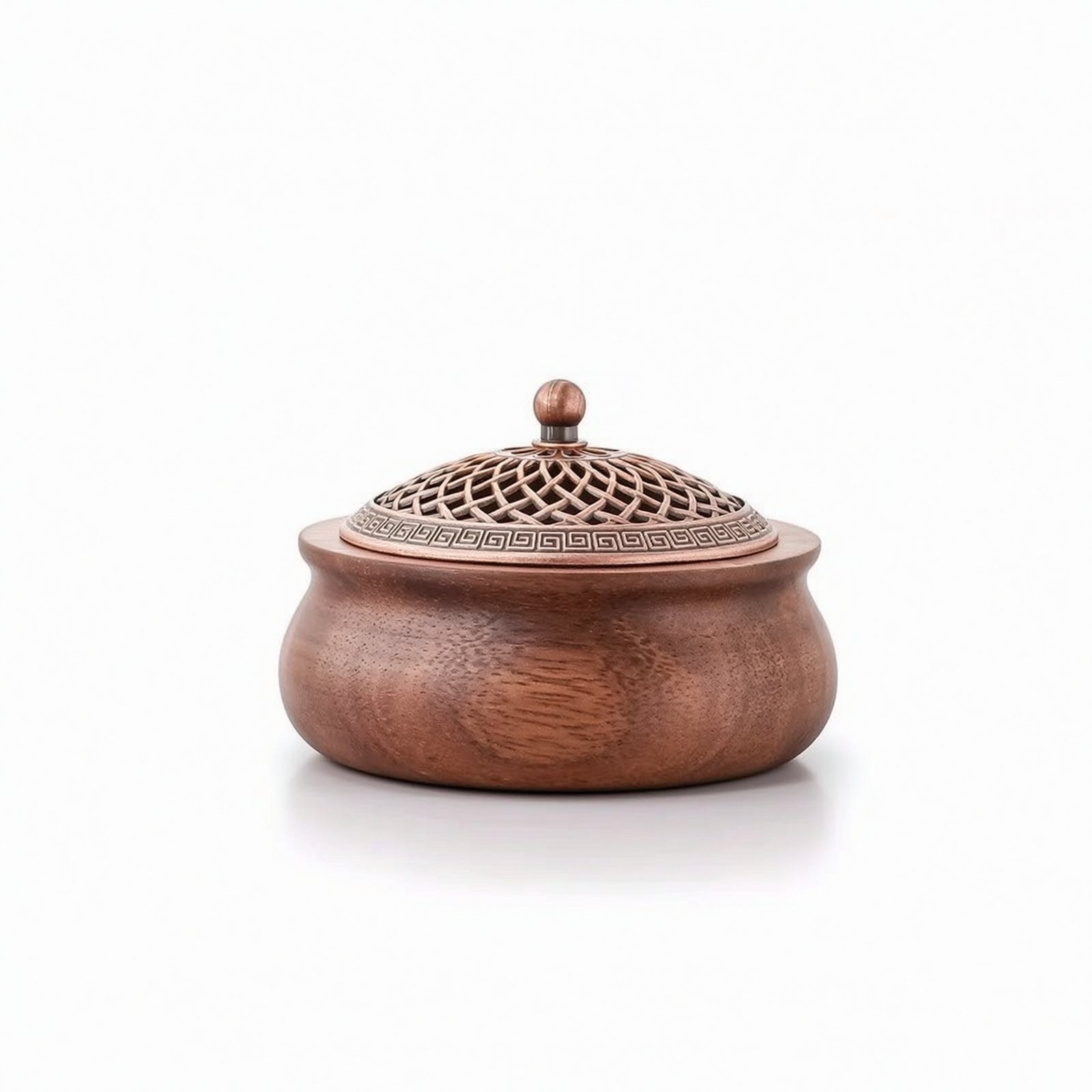 Walnut Scent Vessel with Lid