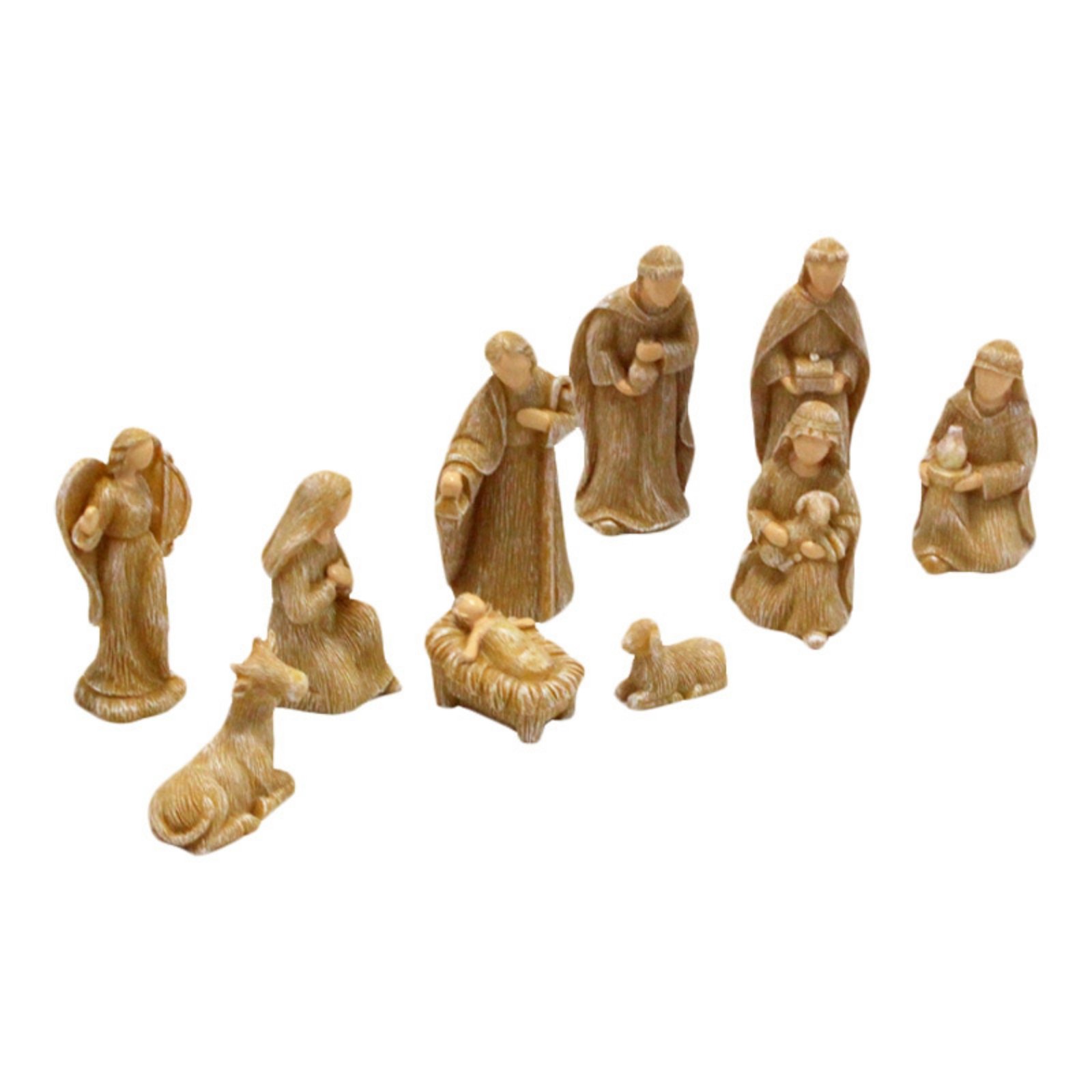 10-Piece Nativity Figurine Set