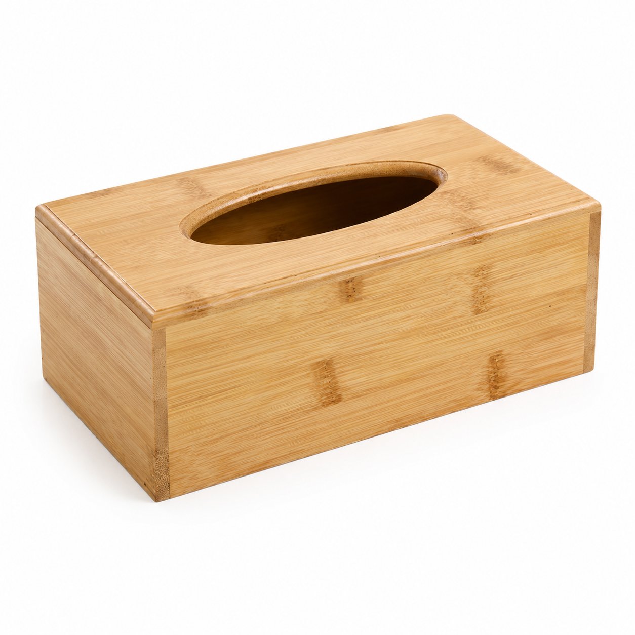 Bamboo Tissue Box Holder