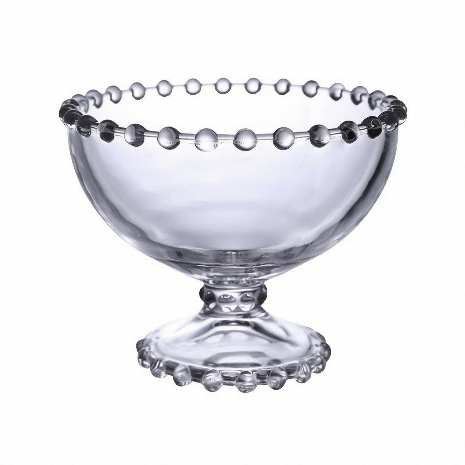 Clear Stemmed Dessert Glass