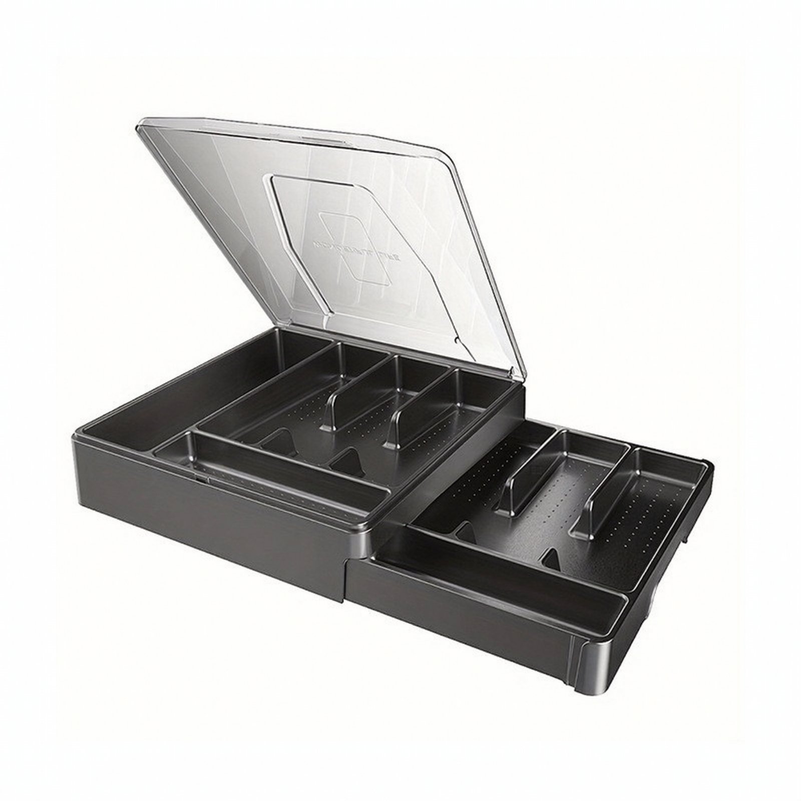 Cutlery Box with Sliding Drawer