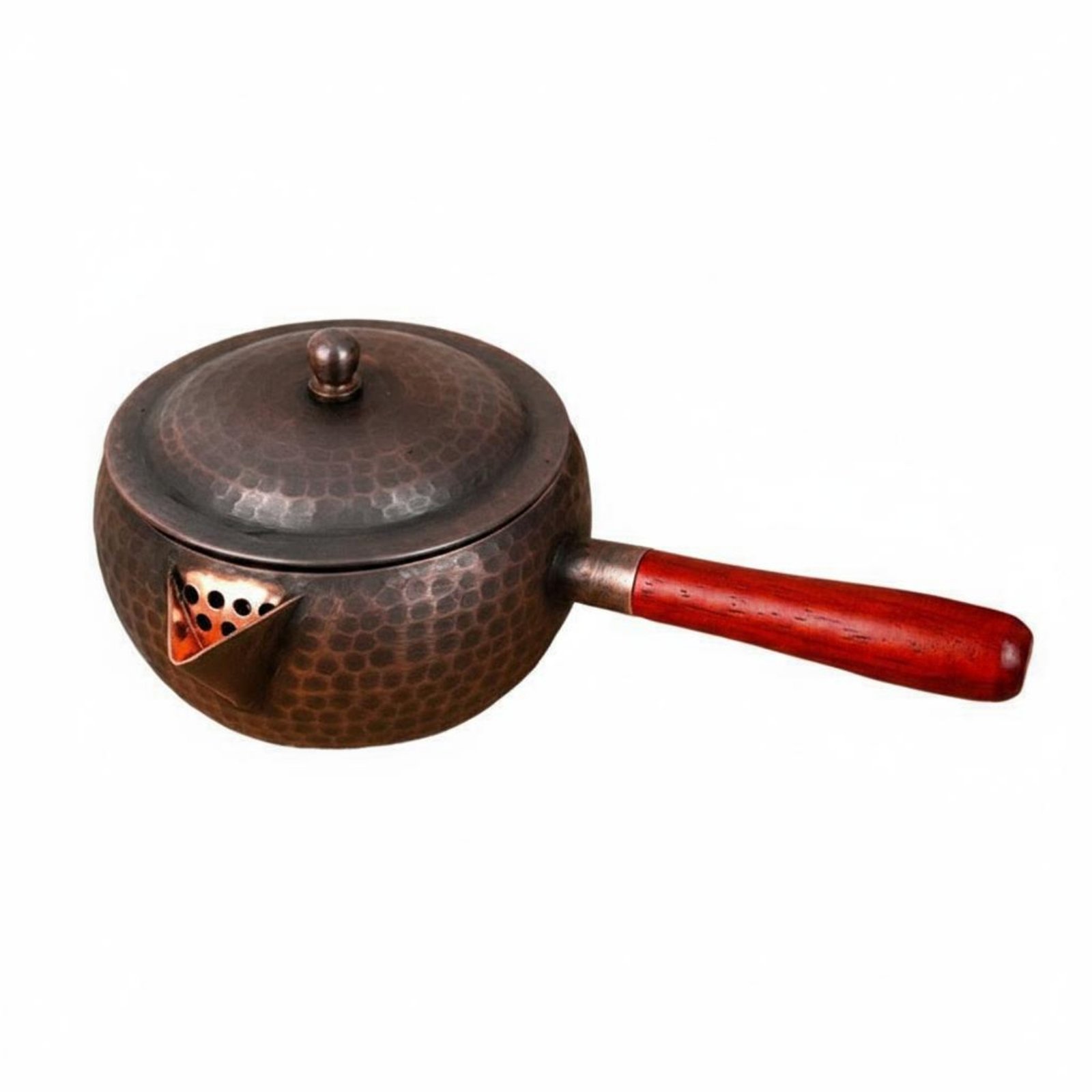 Hammered Copper Tea Kettle – Size S, Pointed Spout