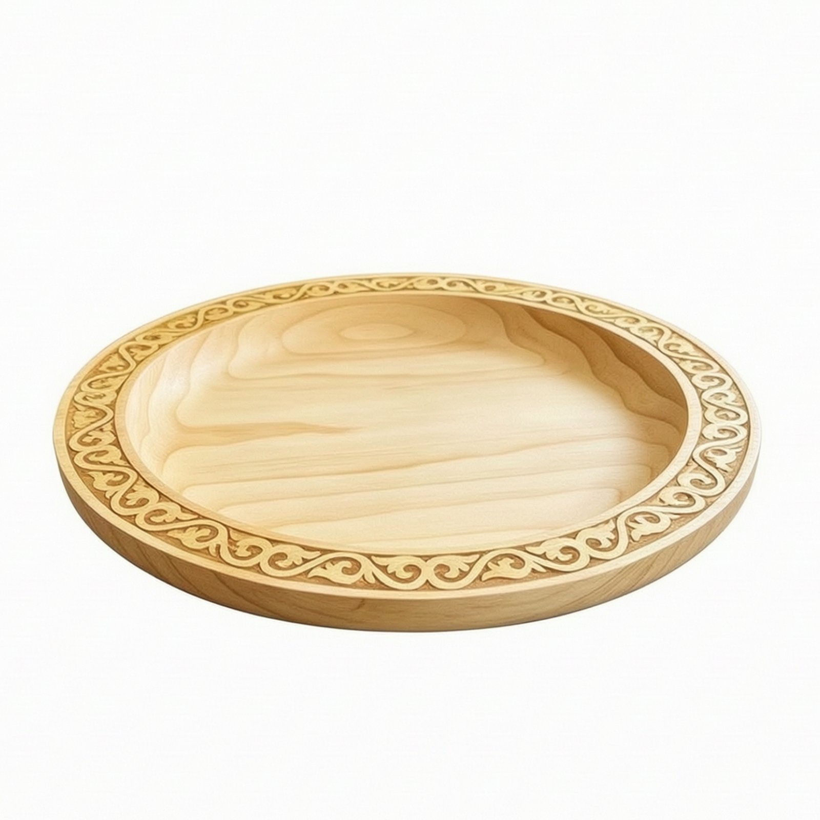 Wood Grain Serving Tray – Beige