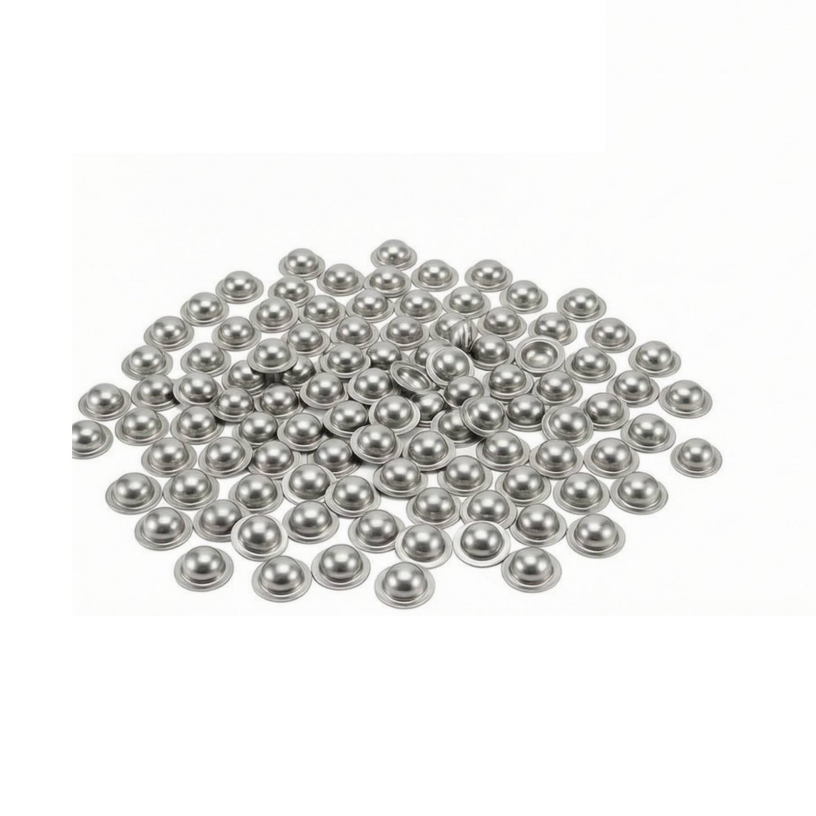 100-Piece Stainless Steel Screw Closures