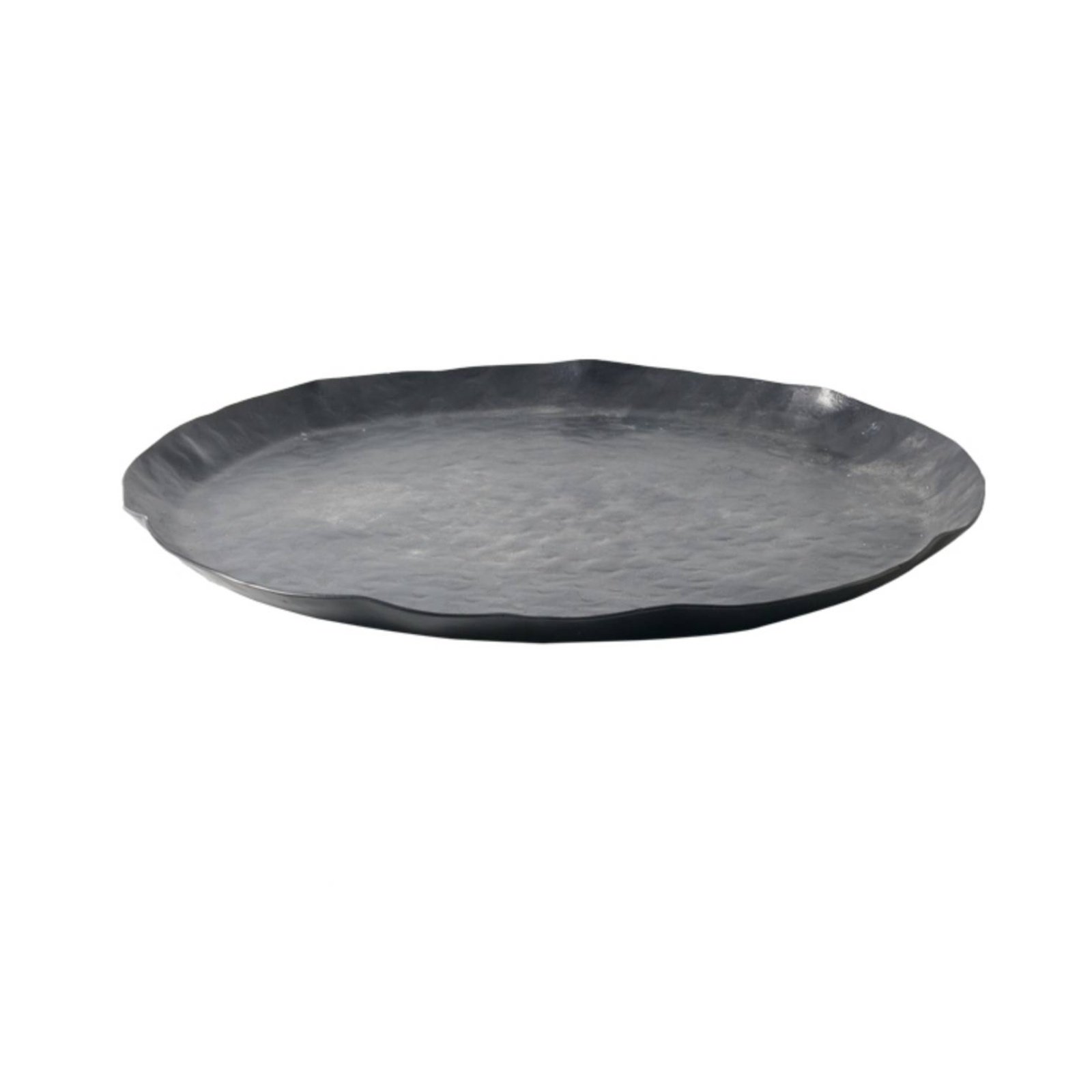Metal Tray Hammered Finish