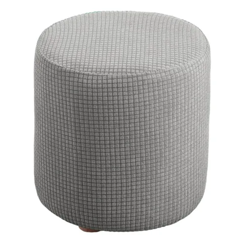 Ottoman Slipcover Grey