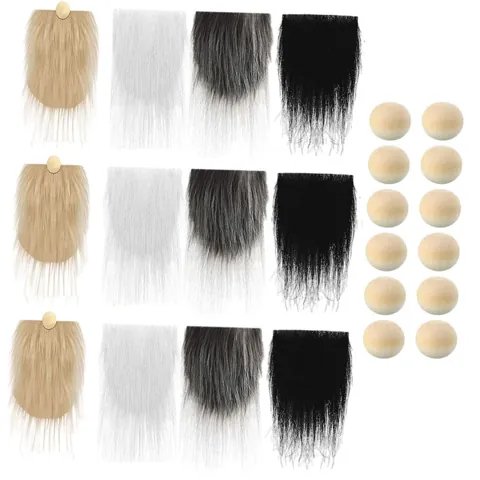 Faux Fur Gnome Beard Fabric