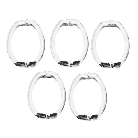 Snap Clip Keyring Buckle Silver