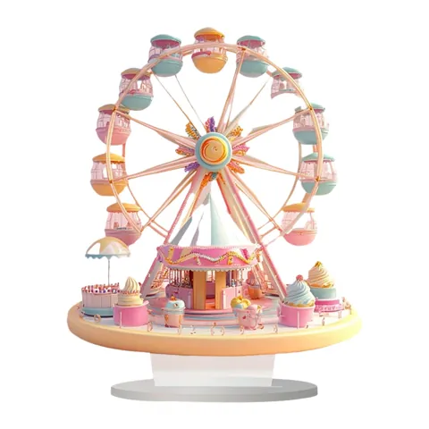 Acrylic Ferris Wheel Ornament