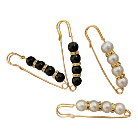 Pearl Brooch Safety Pins