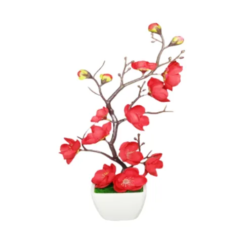 Flower Vase Red