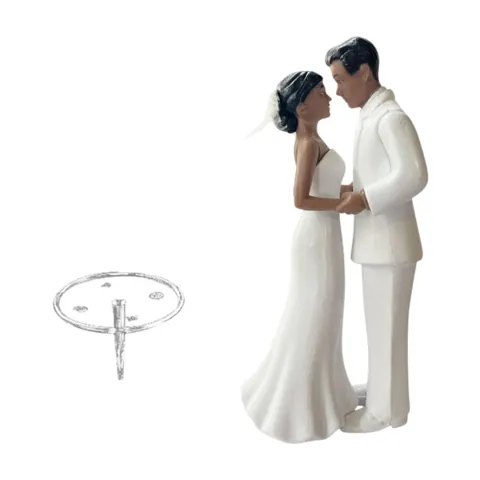Wedding Cake Topper Statue