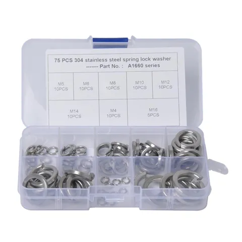 Split Lock Spring Washers Stainless Steel