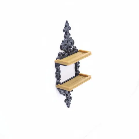Miniature Hanging Basket Wall Shelf