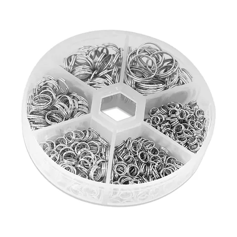 Iron Key Chain Rings Kit