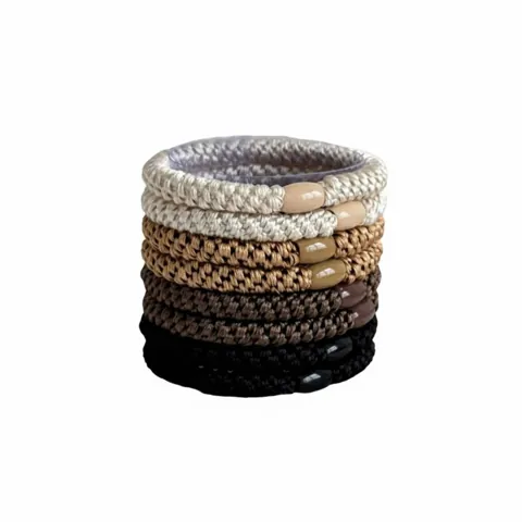 Hair Elastic Dark Khaki