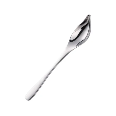 Metal Sauce Spoon Silver