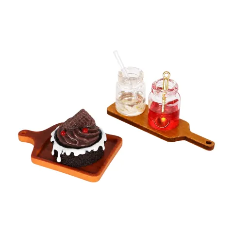 5-Piece Miniature Dessert Drink Decor Set